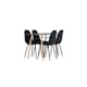 Spisegruppe Venture Home Danburi med 4 Polar Stoler