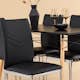 Spisegruppe Venture Home Danburi med 4 Lily Stoler