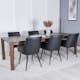 Spisegruppe Venture Home Slider med 6stk Comfort Stoler