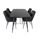 Spisegruppe Venture Home Gold med 4stk Comfort Stoler