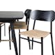 Spisegruppe Venture Home Gold med 6stk Polly Stoler