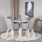 Spisegruppe Venture Home Plaza med 4stk Comfort Stoler