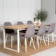 Spisegruppe Venture Home Cirebon med 6stk Polar Stoler