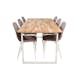 Spisegruppe Venture Home Cirebon med 6stk Polar Stoler