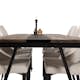 Spisegruppe Venture Home Jakarta med 6stk Leone Stoler