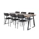 Spisegruppe Venture Home Jakarta med 6stk Polly Stoler