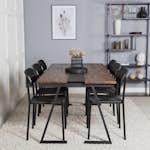 Spisegruppe Venture Home Jakarta med 6stk Polly Stoler