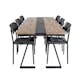 Spisegruppe Venture Home Jakarta med 6stk Polly Stoler