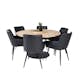 Spisegruppe Venture Home Cirebon med 6stk Comfort Stoler