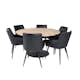 Spisegruppe Venture Home Cirebon med 6stk Comfort Stoler