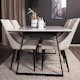Spisegruppe Venture Home Estelle med 4stk Leone Stoler