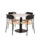 Spisegruppe Venture Home Razzia med 4stk Polly Stoler