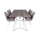 Spisegruppe Venture Home Marina med 6stk Polar Stoler