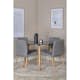 Spisegruppe Venture Home Plaza Ø100 cm med 4st Mace Spisestoler