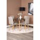Spisegruppe Venture Home Plaza Ø100 cm med 4st Windu Spisestoler