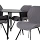 Spisegruppe Venture Home Plaza med 4stk Gemma Stoler