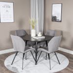 Spisegruppe Venture Home Plaza med 4stk Gemma Stoler
