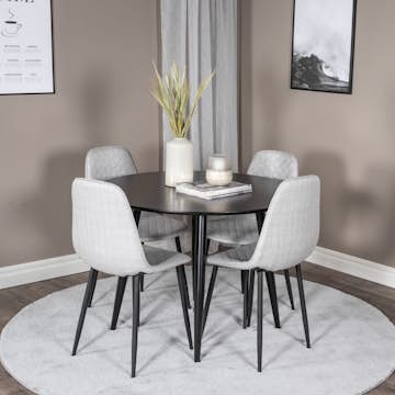 Spisegruppe Venture Home Plaza med 4stk Polar Stoler