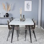 Spisegruppe Venture Home Polar med 6stk Arctic Stoler