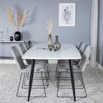 Spisegruppe Venture Home Polar med 6stk Muce Stoler