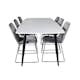 Spisegruppe Venture Home Polar med 6stk Muce Stoler