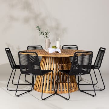 Hagegruppe Venture Home Tucumán med 6 Lindos Stoler