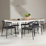 Hagegruppe Venture Home Merlo med 6 Stina Stoler