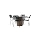 Hagegruppe Venture Home Santa Fe med 4 Lindos Lenestoler