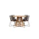 Hagegruppe Venture Home Lumpur med 4 Lindos Stoler