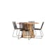 Hagegruppe Venture Home Lumpur med 4 Lindos Stoler