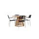 Hagegruppe Venture Home Lumpur med 4 Lindos Lenestoler