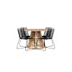 Hagegruppe Venture Home Lumpur med 4 Lindos Stoler