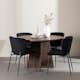 Spisegruppe Venture Home Bootcut Ø110 med 4 stk Modesto Stoler