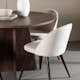 Spisegruppe Venture Home Bootcut Ø110 med 4 stk Velvet Stoler