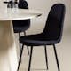 Spisegruppe Venture Home Lanzo Ø120 med 4 stk Polar Stoler Teddy