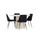 Spisegruppe Venture Home Lanzo Ø120 med 4 stk Night Stoler