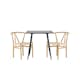 Spisegruppe Venture Home Polar 75 med 2 stk Alfons Stoler
