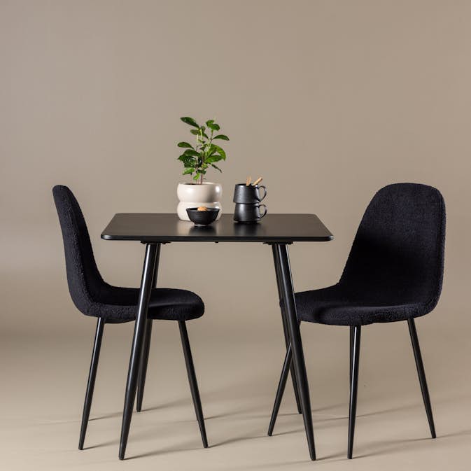 Spisegruppe Venture Home Polar 75 med 2 stk Polar Stoler Teddy