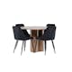 Spisegruppe Venture Home Olivia Ø110 med 4 stk Night Stoler