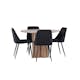 Spisegruppe Venture Home Olivia Ø110 med 4 stk Night Stoler