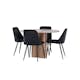 Spisegruppe Venture Home Olivia Ø110 med 4 stk Night Stoler