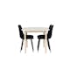 Spisegruppe Venture Home Andy 180 med 4 stk Polar Stoler Teddy
