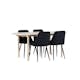 Spisegruppe Venture Home Andy 180 med 4 stk Night Stoler