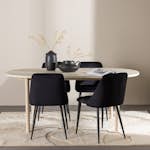 Spisegruppe Venture Home Andy 180 med 4 stk Night Stoler