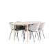 Spisegruppe Venture Home Andy 180 med 4 stk Evelina Stoler