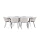 Spisegruppe Venture Home Silar 180 med 6 stk Evelina Stoler