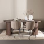 Spisegruppe Venture Home Härön 200 med 4 stk Modesto Stoler