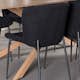 Spisegruppe Venture Home Piazza 180 med 6 stk Modesto Stoler Teddy