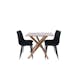 Spisegruppe Venture Home Piazza 180 med 6 stk Polar Stoler Teddy