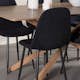 Spisegruppe Venture Home Piazza 180 med 6 stk Polar Stoler Teddy